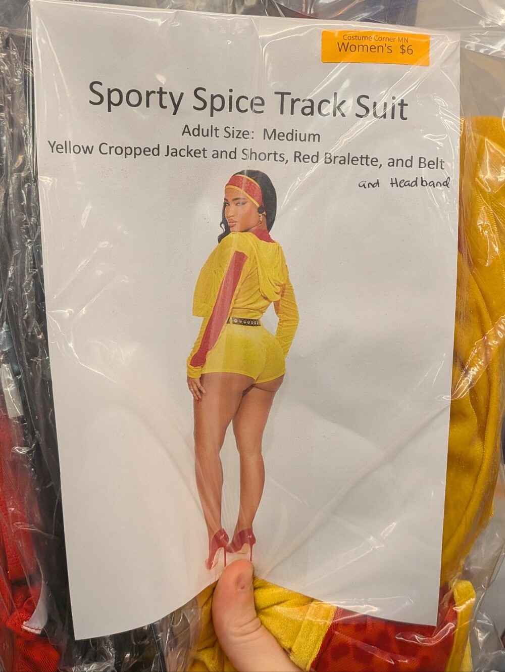 New Women's Medium Yellow Track Suit